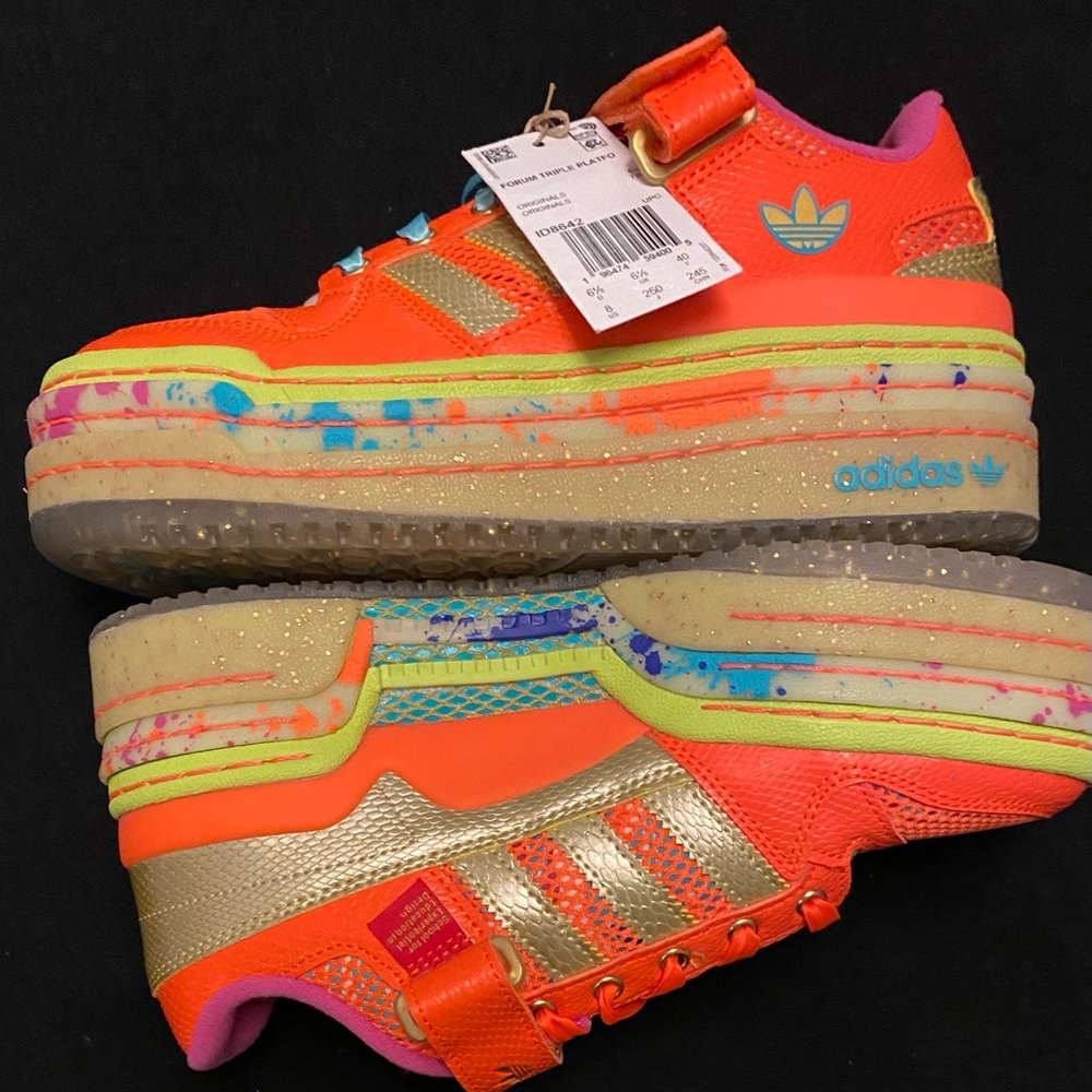 Size 8 adidas Forum Triple Platform Low Carnival Women’s (Brand New with tags)